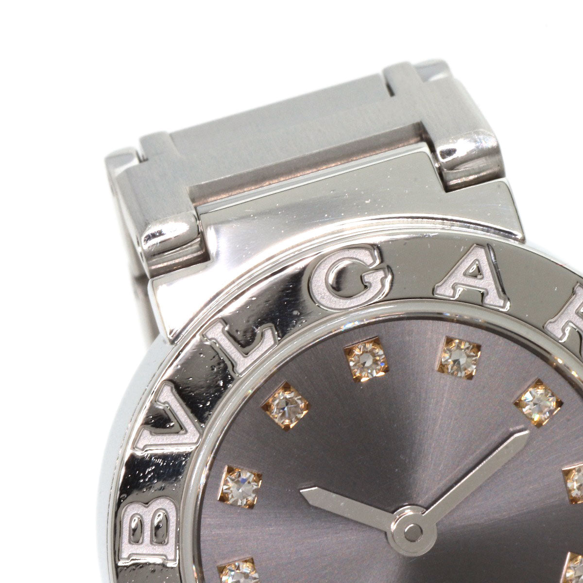 BVLGARI ブルガリ BBL23C6SS/12 ブルガリブルガリ 12P ダイヤモンド 腕時計 SS レディース 中古