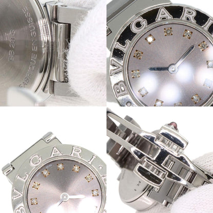 BVLGARI ブルガリ BBL23C6SS/12 ブルガリブルガリ 12P ダイヤモンド 腕時計 SS レディース 中古