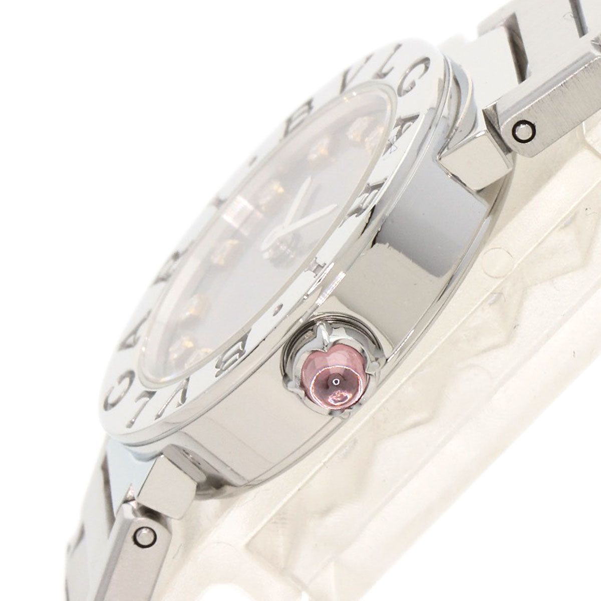BVLGARI ブルガリ BBL23C6SS/12 ブルガリブルガリ 12P ダイヤモンド 腕時計 SS レディース 中古