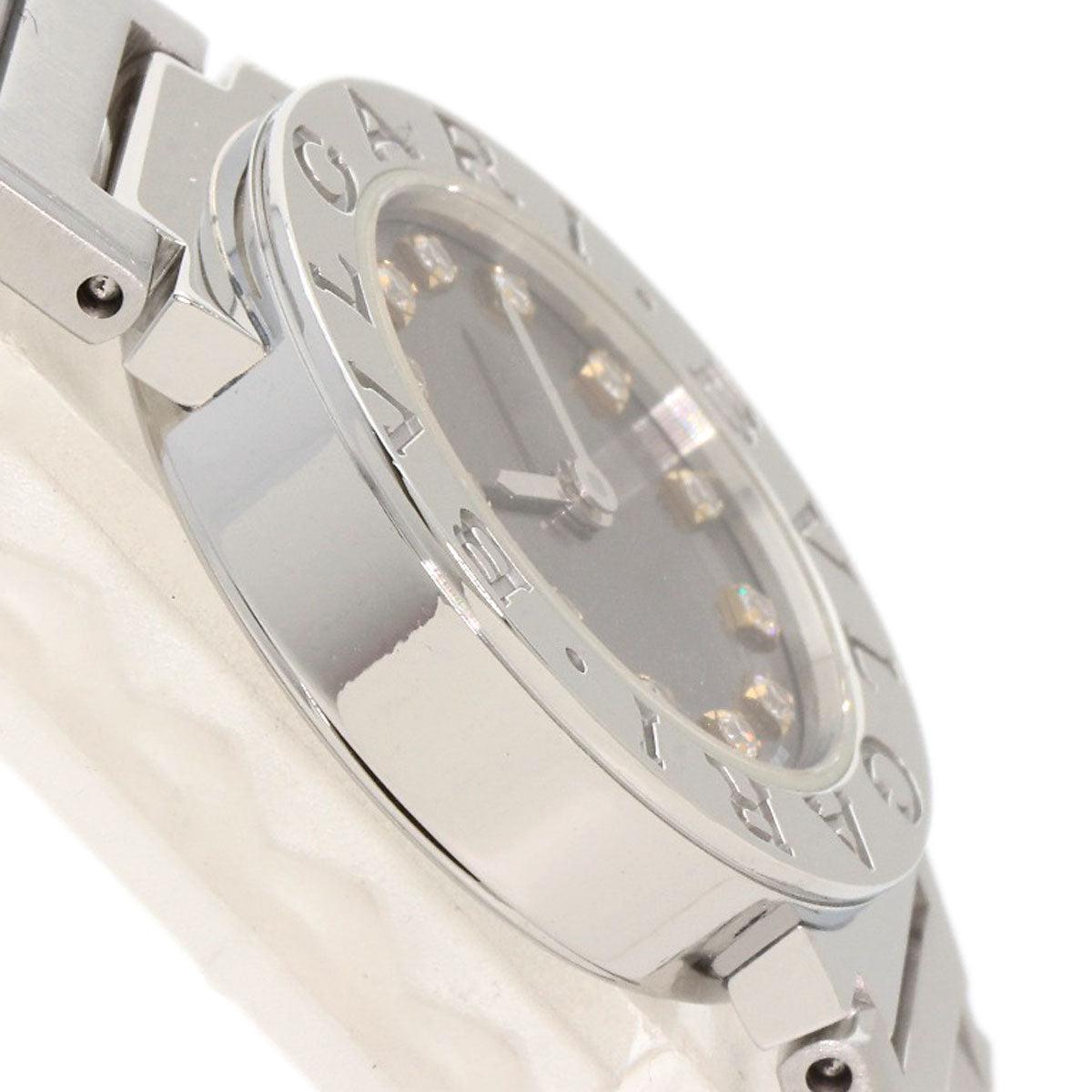 BVLGARI ブルガリ BBL23C6SS/12 ブルガリブルガリ 12P ダイヤモンド 腕時計 SS レディース 中古