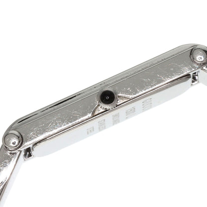 GUCCI グッチ 1500L スクエアフェイス バングル 腕時計 SS レディース 中古