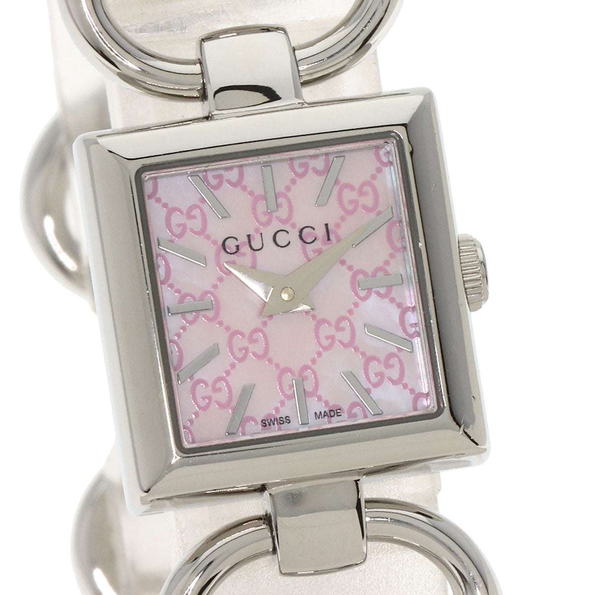 GUCCI グッチ YA120 トルナヴォーニ 腕時計 SS レディース 中古