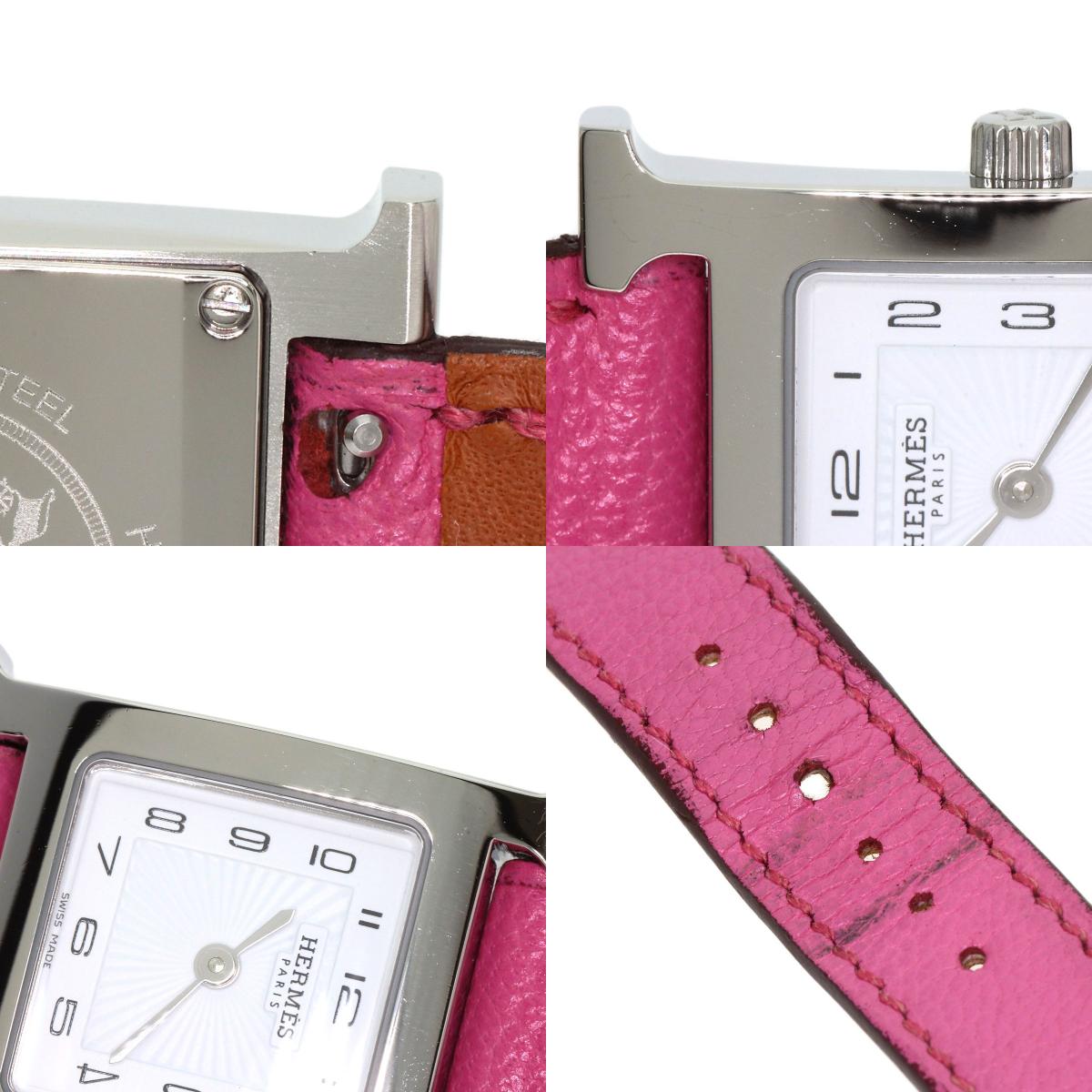 HERMES エルメス HH1.210 Hウォッチ 腕時計 SS レディース 中古