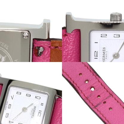 HERMES エルメス HH1.210 Hウォッチ 腕時計 SS レディース 中古