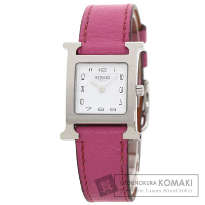 HERMES エルメス HH1.210 Hウォッチ 腕時計 SS レディース 中古