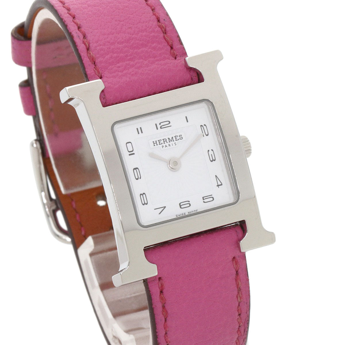 HERMES エルメス HH1.210 Hウォッチ 腕時計 SS レディース 中古