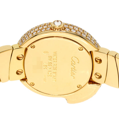 CARTIER カルティエ パンテール1925 パンサー フル ダイヤモンド 腕時計 K18YG レディース 中古