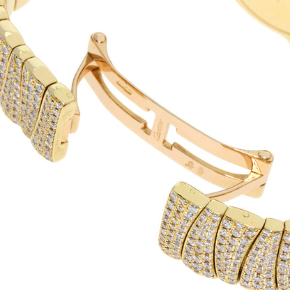 CARTIER カルティエ パンテール1925 パンサー フル ダイヤモンド 腕時計 K18YG レディース 中古