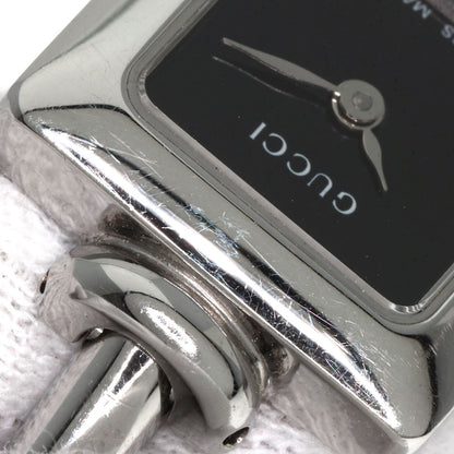 GUCCI グッチ 1900L スクエアフェイス 腕時計 SS レディース 中古