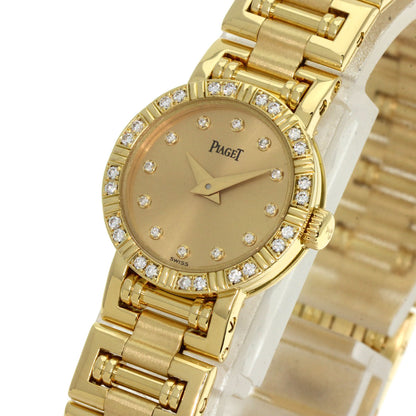 PIAGET ピアジェ 5964AK81 ミニダンサー ダイヤモンド 腕時計 K18YG レディース 中古