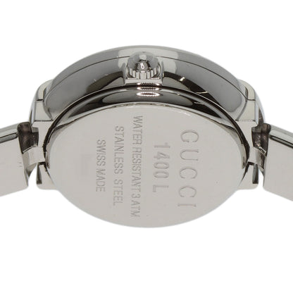 GUCCI グッチ 1400L GG ラウンドフェイス バングル 腕時計 SS レディース 中古