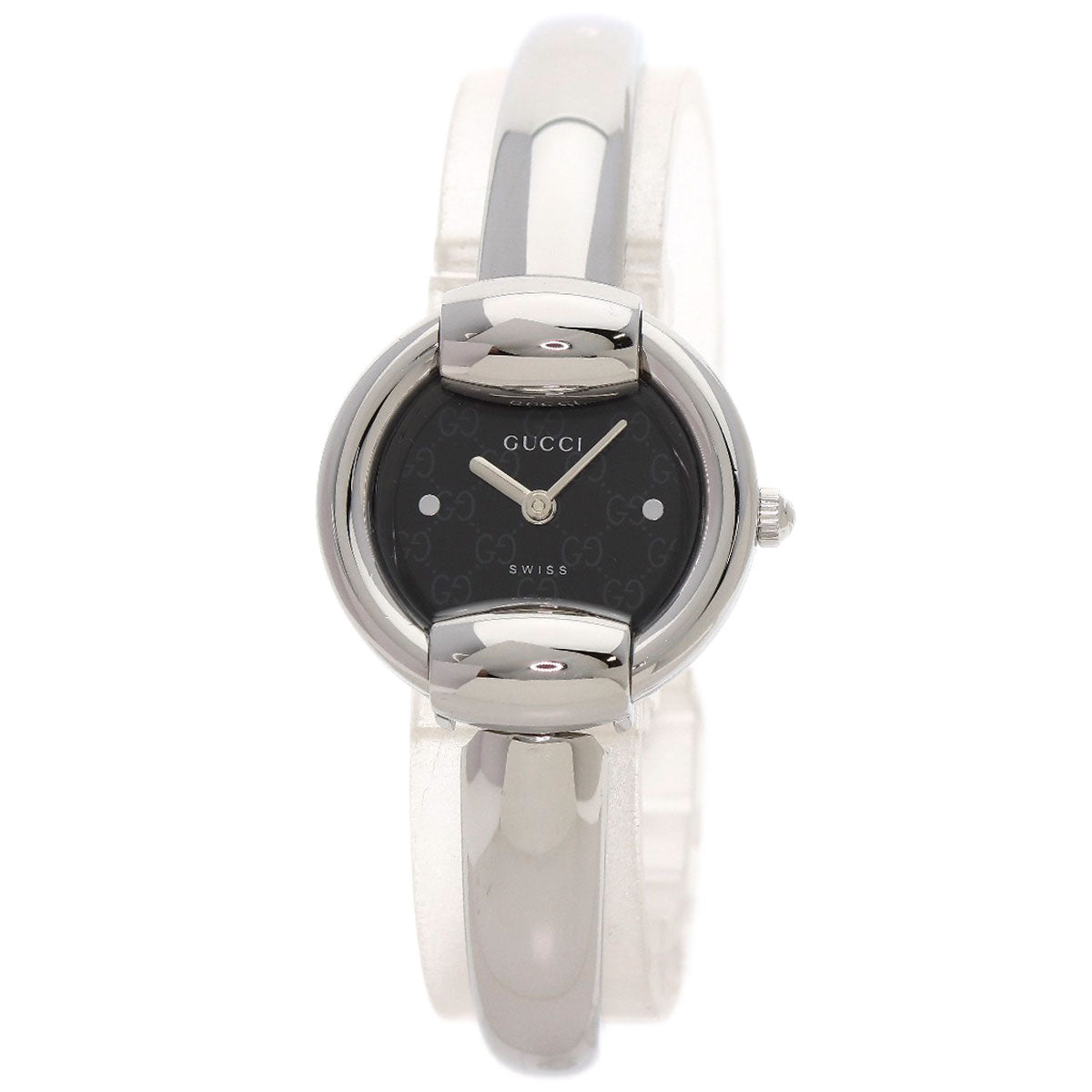 GUCCI グッチ 1400L ラウンドフェイス 腕時計 SS レディース 中古
