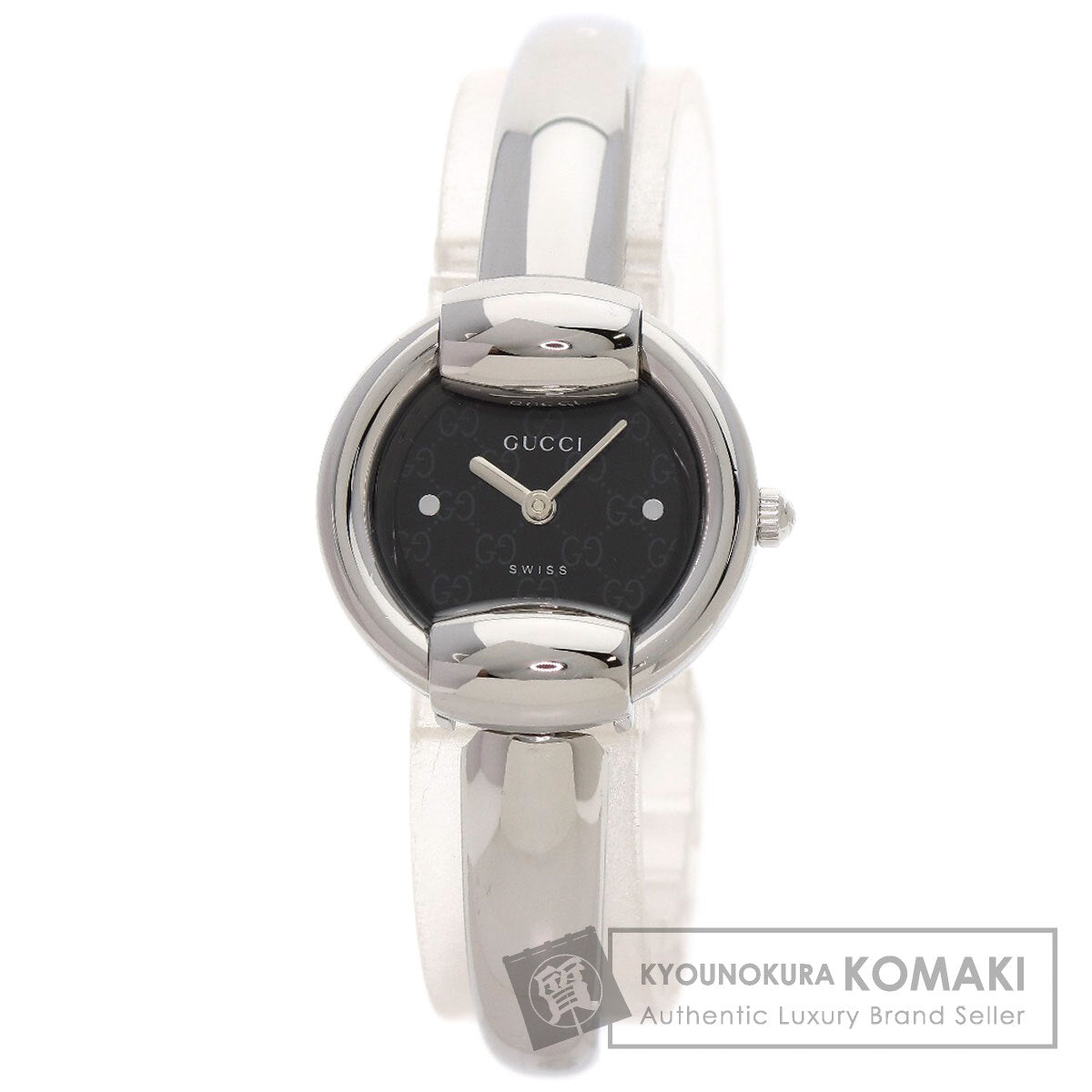 GUCCI グッチ 1400L ラウンドフェイス 腕時計 SS レディース 中古