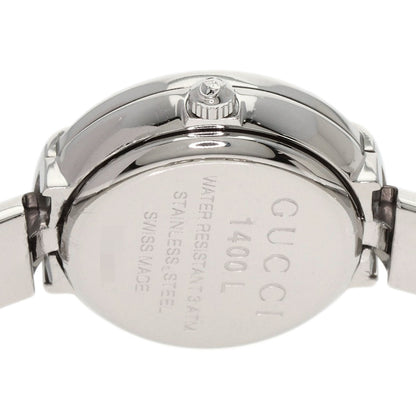 GUCCI グッチ 1400L ラウンドフェイス 腕時計 SS レディース 中古