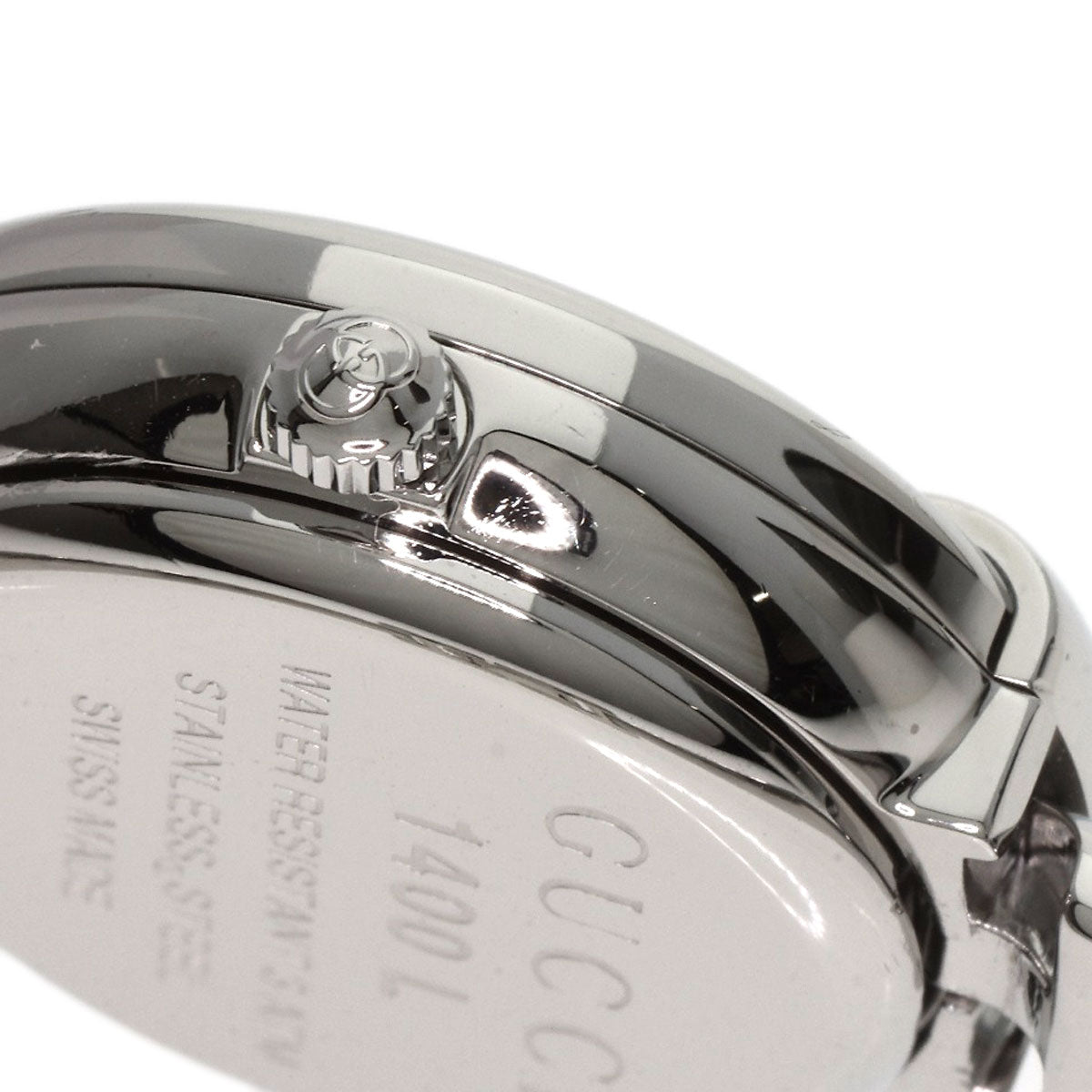 GUCCI グッチ 1400L ラウンドフェイス 腕時計 SS レディース 中古