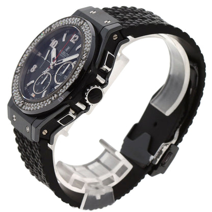HUBLOT ウブロ 301.CV.130.RX.114 ビッグバン ブラックマジック ダイヤモンド 腕時計 チタンセラミック メンズ 中古