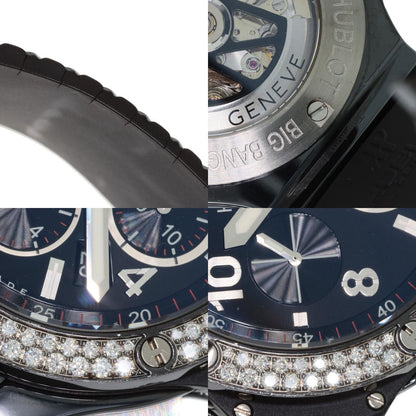 HUBLOT ウブロ 301.CV.130.RX.114 ビッグバン ブラックマジック ダイヤモンド 腕時計 チタンセラミック メンズ 中古