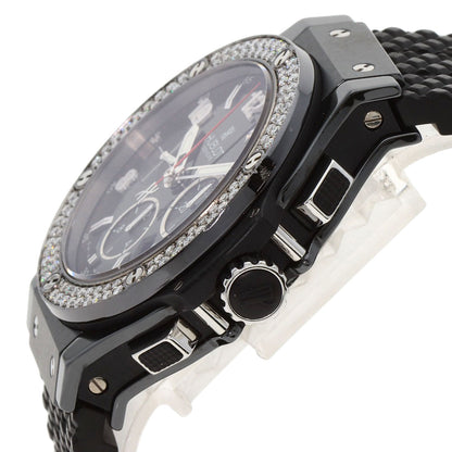 HUBLOT ウブロ 301.CV.130.RX.114 ビッグバン ブラックマジック ダイヤモンド 腕時計 チタンセラミック メンズ 中古