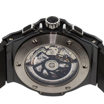 HUBLOT ウブロ 301.CV.130.RX.114 ビッグバン ブラックマジック ダイヤモンド 腕時計 チタンセラミック メンズ 中古