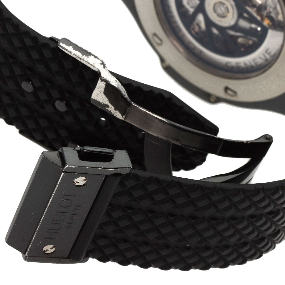HUBLOT ウブロ 301.CV.130.RX.114 ビッグバン ブラックマジック ダイヤモンド 腕時計 チタンセラミック メンズ 中古