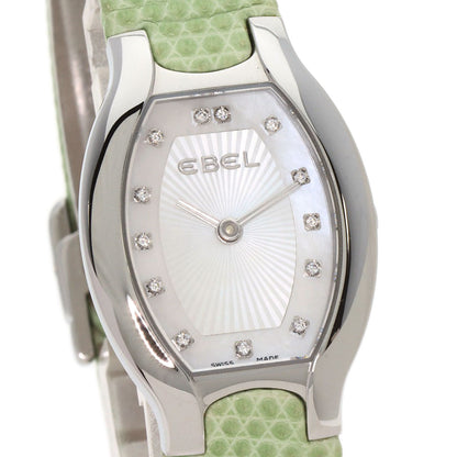 EBEL エベル ベルーガ ダイヤモンド 腕時計 SS レディース 中古