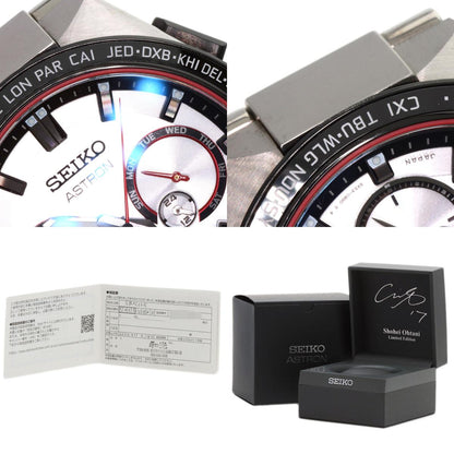 SEIKO セイコー SBXC125 5X53-0BX0 アストロン 国内限定1700本 大谷翔平2022 腕時計 チタン レディース 中古