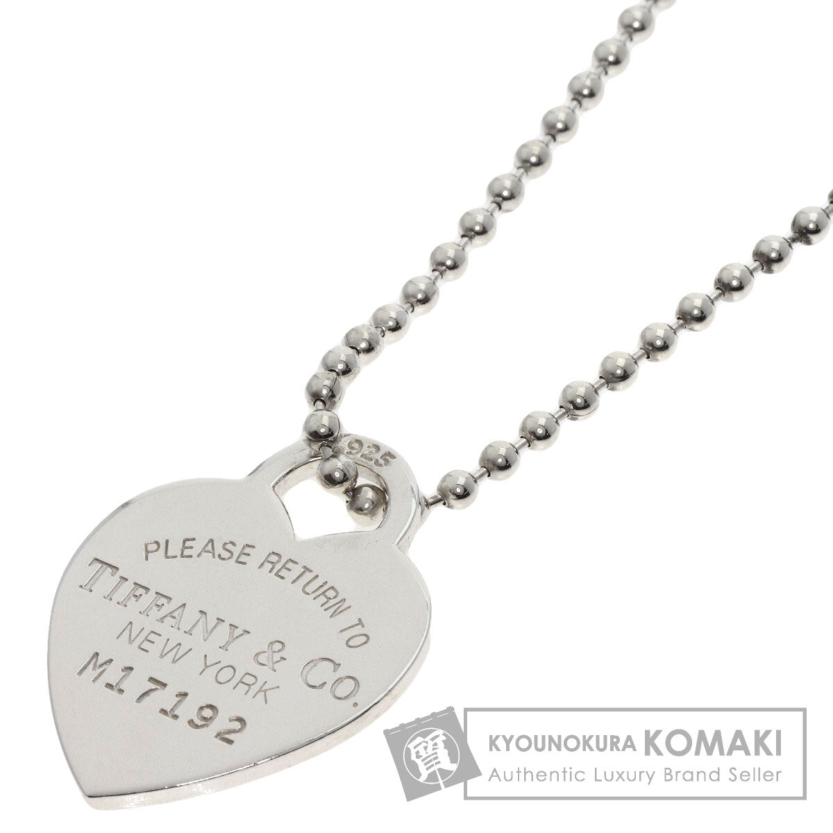 TIFFANY&Co. ティファニー リターントゥ ティファニー ハートタグ ネックレス SV レディース 中古