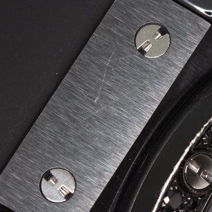 HUBLOT ウブロ 310.CV.1110.RX.1110 アエロバン オールブラック クロノグラフ ブラックダイヤモンドベゼル 腕時計 セラミック メンズ 中古