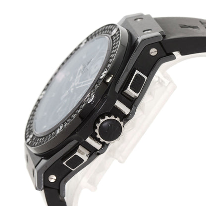 HUBLOT ウブロ 310.CV.1110.RX.1110 アエロバン オールブラック クロノグラフ ブラックダイヤモンドベゼル 腕時計 セラミック メンズ 中古
