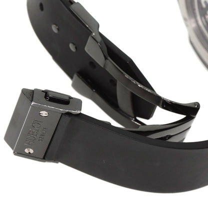 HUBLOT ウブロ 310.CV.1110.RX.1110 アエロバン オールブラック クロノグラフ ブラックダイヤモンドベゼル 腕時計 セラミック メンズ 中古