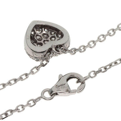 カルティエ ハート パヴェ ダイヤモンド ネックレス 中古 商品画像3
