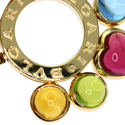 BVLGARI ブルガリ アレグラ マルチカラーストーン ネックレス K18YG レディース 中古