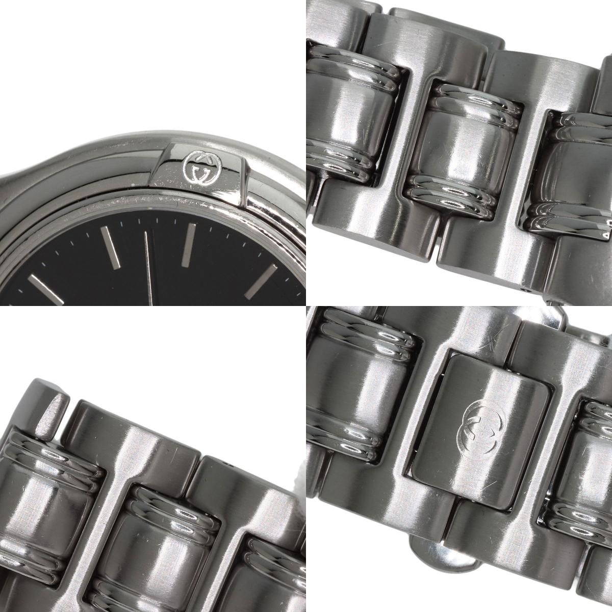 GUCCI グッチ ラウンドフェイス 腕時計 SS メンズ 中古
