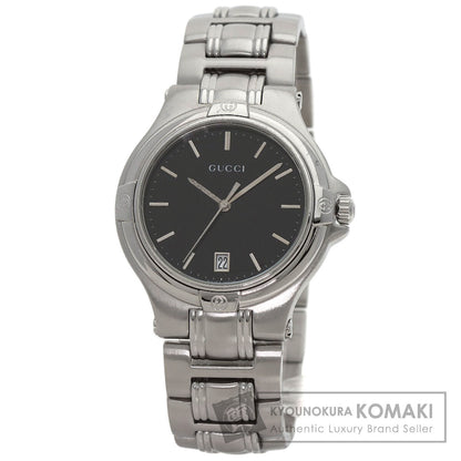 GUCCI グッチ ラウンドフェイス 腕時計 SS メンズ 中古