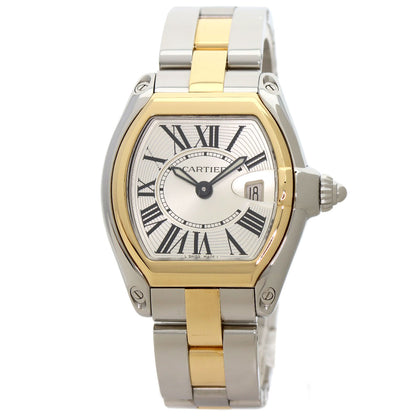 CARTIER カルティエ W62026Y4 ロードスター SM 腕時計 SS レディース 中古