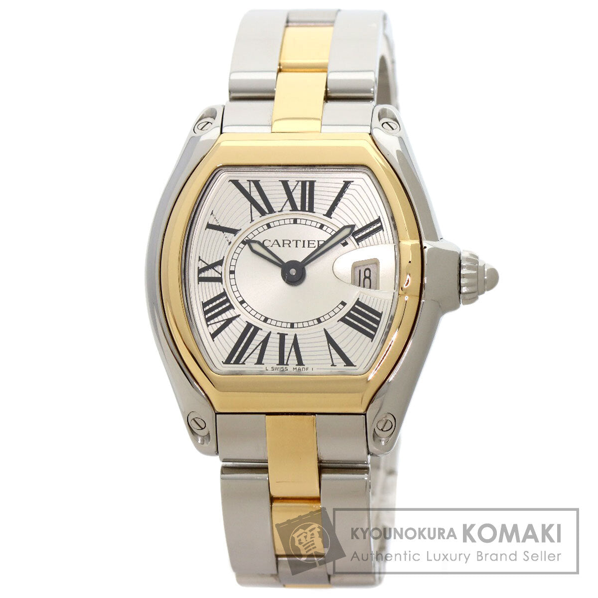 CARTIER カルティエ W62026Y4 ロードスター SM 腕時計 SS レディース 中古