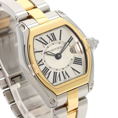 CARTIER カルティエ W62026Y4 ロードスター SM 腕時計 SS レディース 中古
