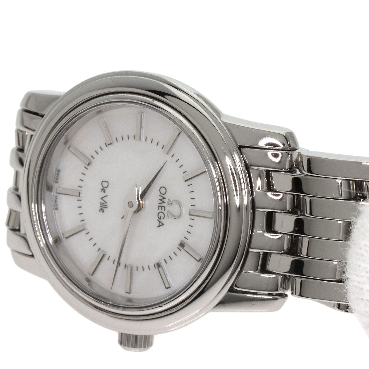 OMEGA オメガ 4570.72 デビル プレステージ 腕時計 SS レディース 中古