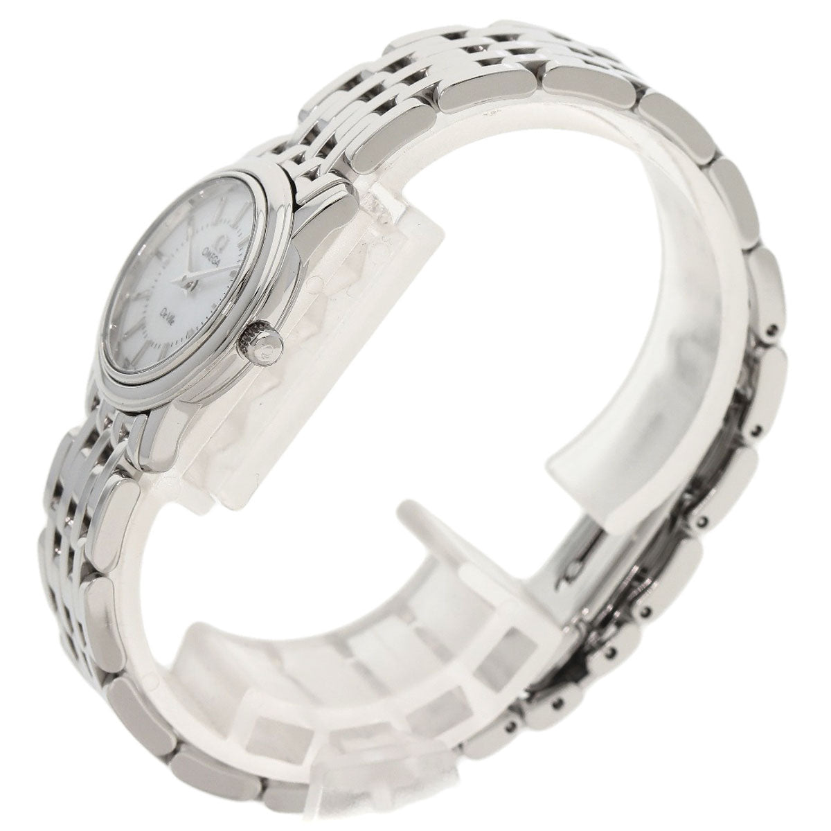 OMEGA オメガ 4570.72 デビル プレステージ 腕時計 SS レディース 中古