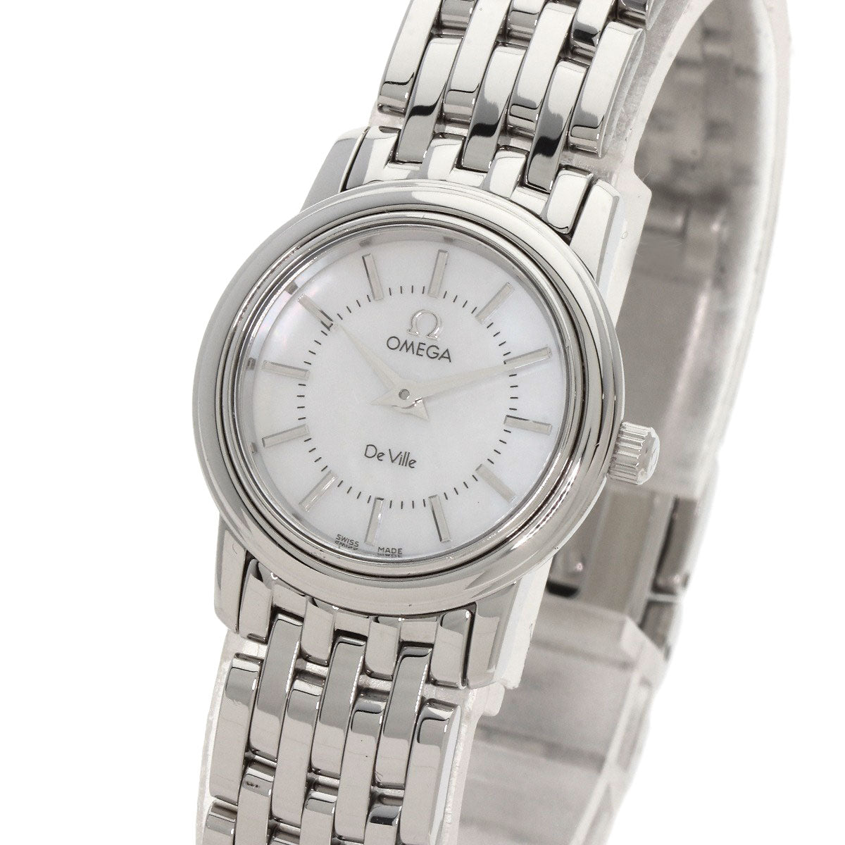OMEGA オメガ 4570.72 デビル プレステージ 腕時計 SS レディース 中古