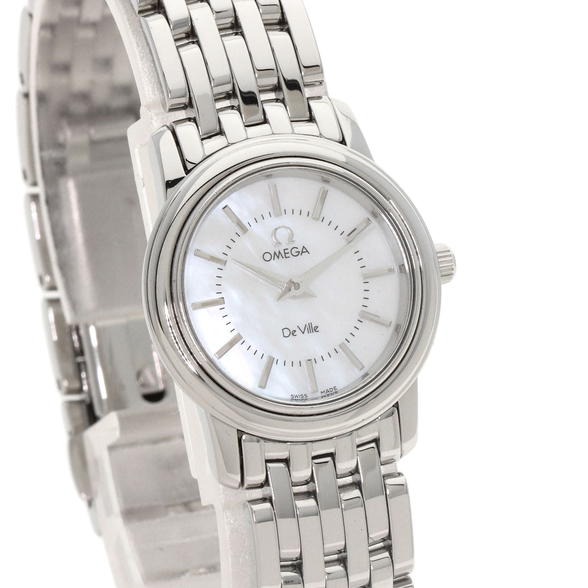OMEGA オメガ 4570.72 デビル プレステージ 腕時計 SS レディース 中古