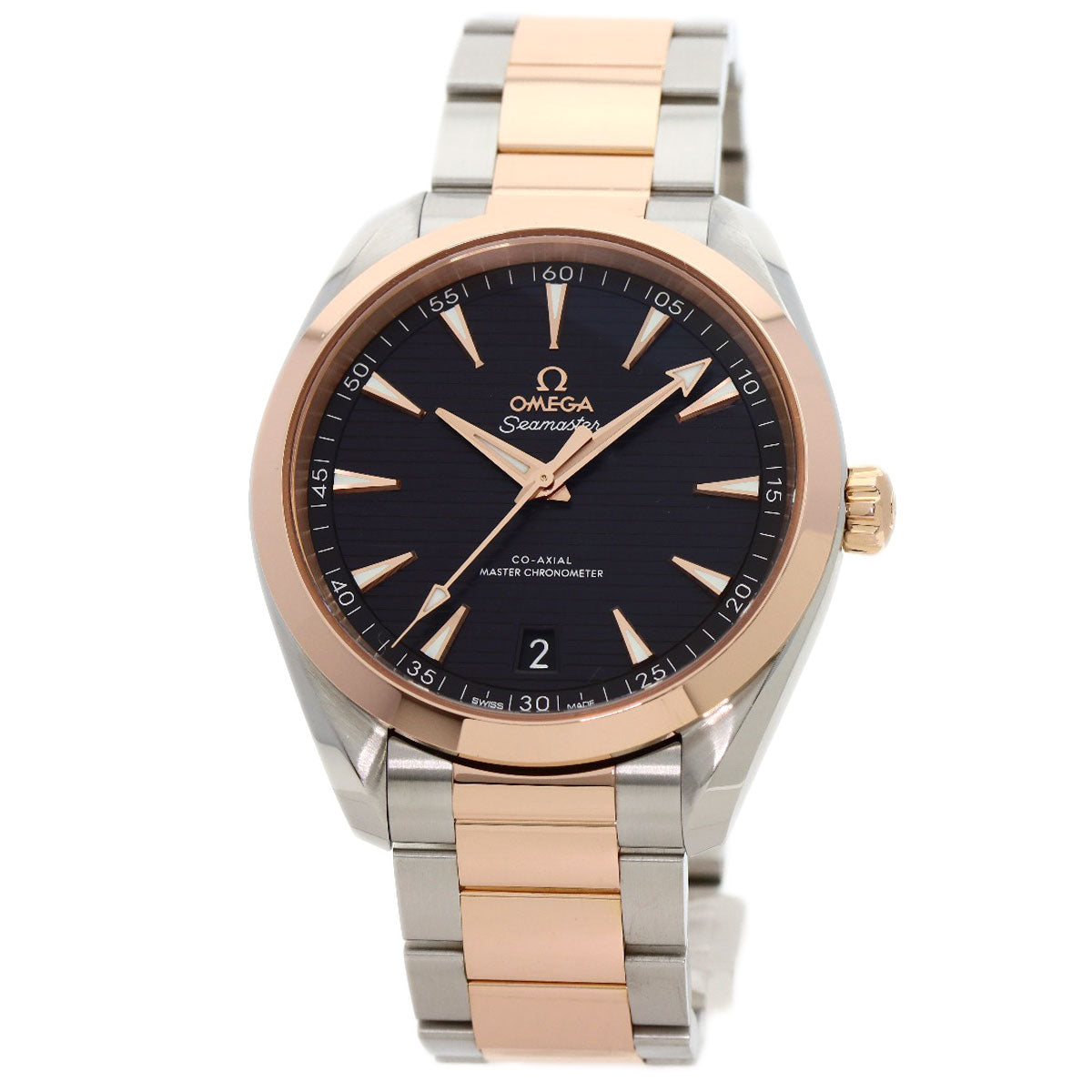 OMEGA オメガ 220.20.41.21.06.001 シーマスター アクアテラ 41mm マスタークロノメーター 腕時計 SS メンズ 中古