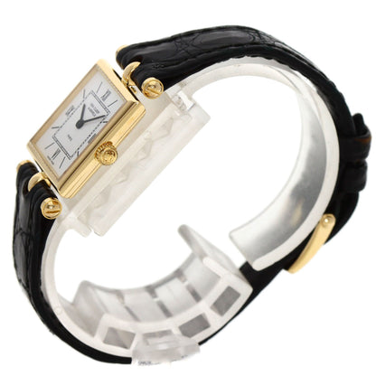 Van Cleef & Arpels ヴァンクリーフ＆アーペル クラシックカレ スクエア 腕時計 K18YG レディース 中古