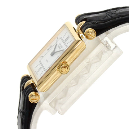 Van Cleef & Arpels ヴァンクリーフ＆アーペル クラシックカレ スクエア 腕時計 K18YG レディース 中古