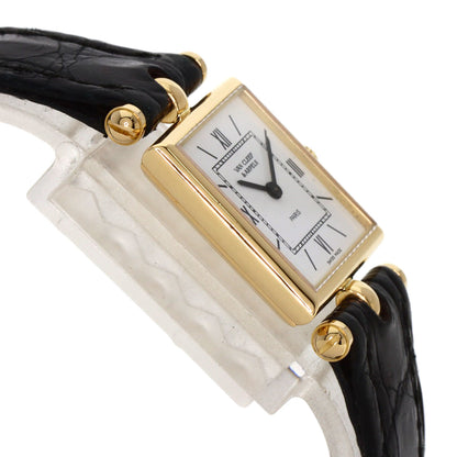 Van Cleef & Arpels ヴァンクリーフ＆アーペル クラシックカレ スクエア 腕時計 K18YG レディース 中古
