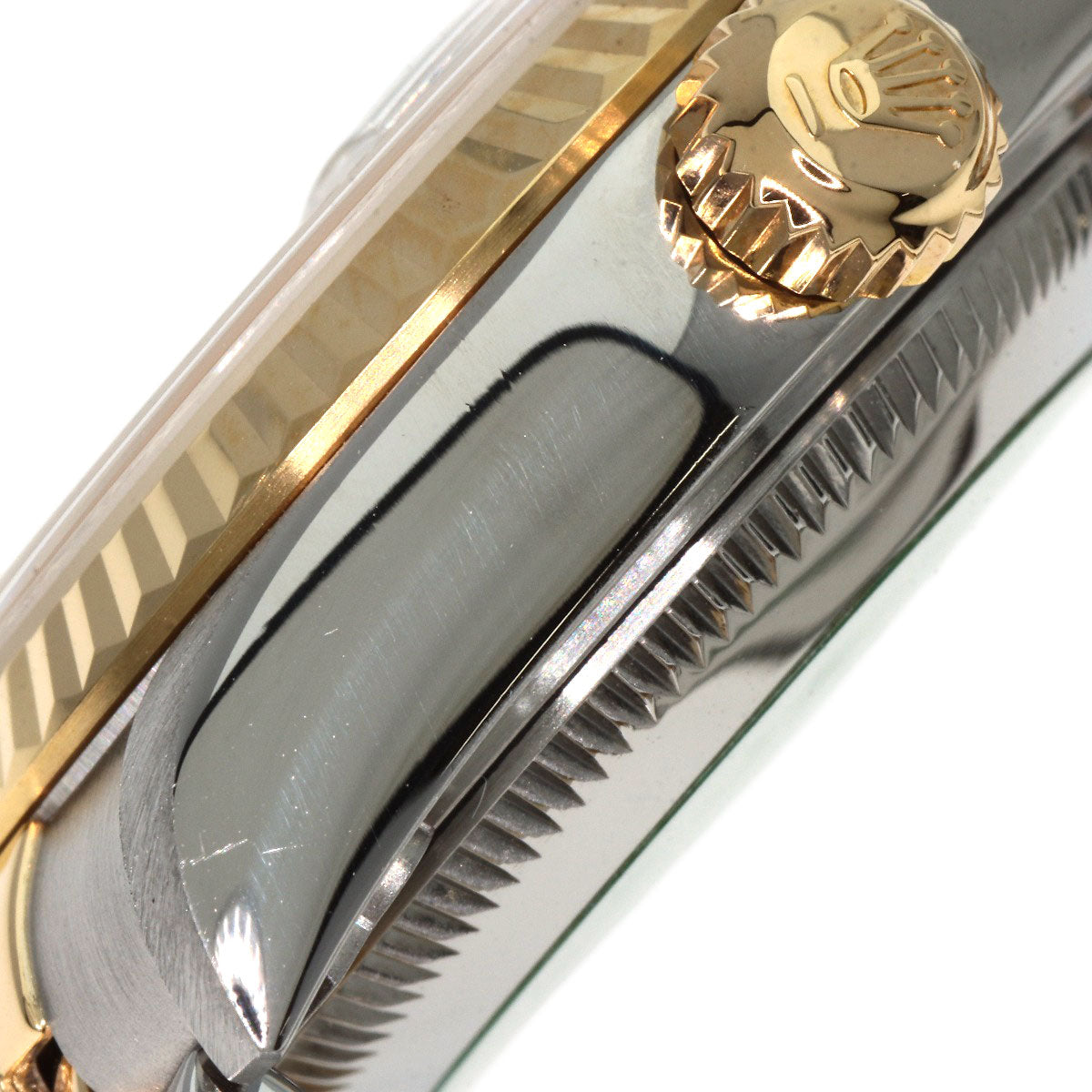 ROLEX ロレックス 79173NG デイトジャスト10P ダイヤモンド 腕時計 SS レディース 中古