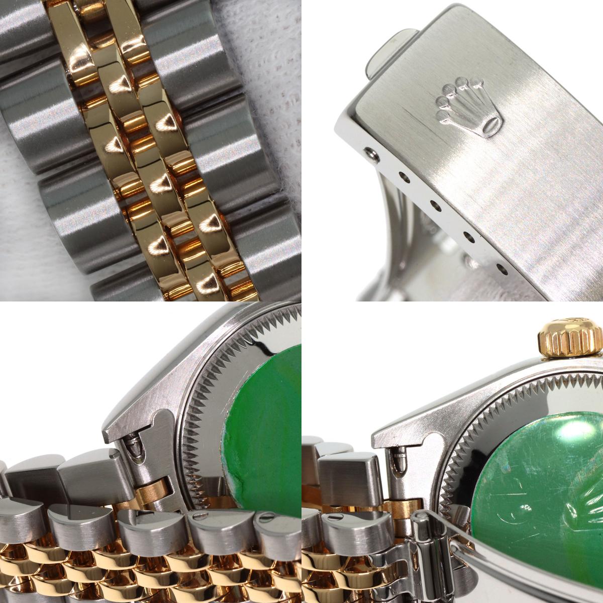ROLEX ロレックス 79173NG デイトジャスト10P ダイヤモンド 腕時計 SS レディース 中古