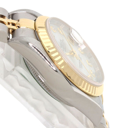 ROLEX ロレックス 79173NG デイトジャスト10P ダイヤモンド 腕時計 SS レディース 中古