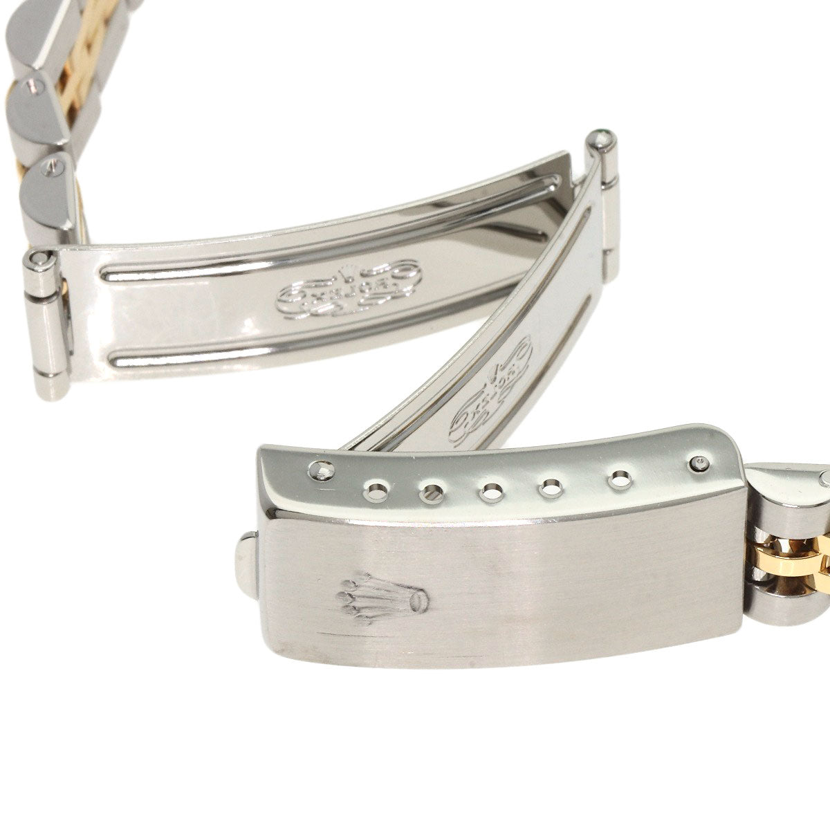 ROLEX ロレックス 79173NG デイトジャスト10P ダイヤモンド 腕時計 SS レディース 中古