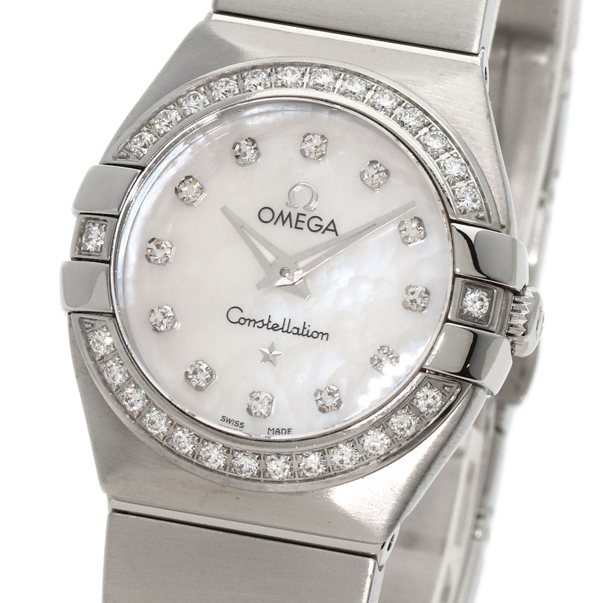 OMEGA オメガ 123.15.24.60.55.001 コンステレーション ブラッシュ 腕時計 SS レディース 中古